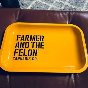 Yellow rolling tray